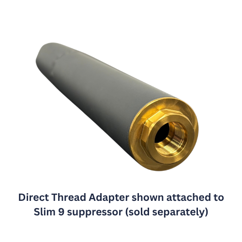 Attached to Slim 9 Suppressor Attached to Slim 9 Suppressor